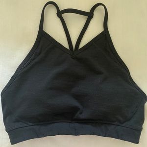 Manduka Yoga Black Sports Bra Top